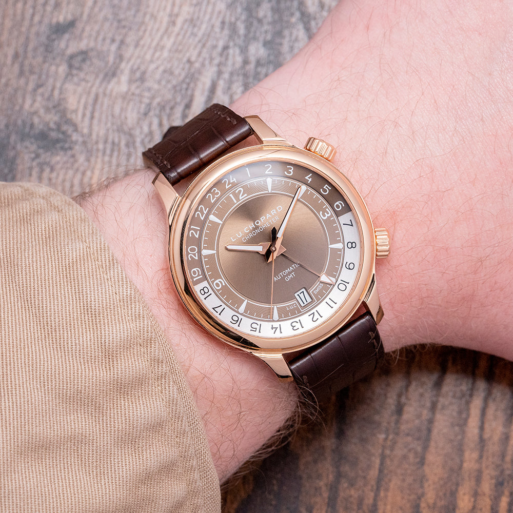 2021 Chopard LUC GMT One 42mm Rose Gold 161943-5001 – KibbleWatches