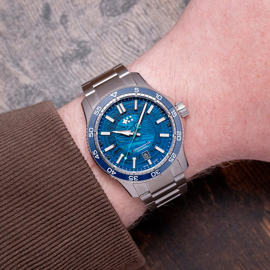 2024 Christopher Ward C60 #Tide V4 Logo COSC 42mm