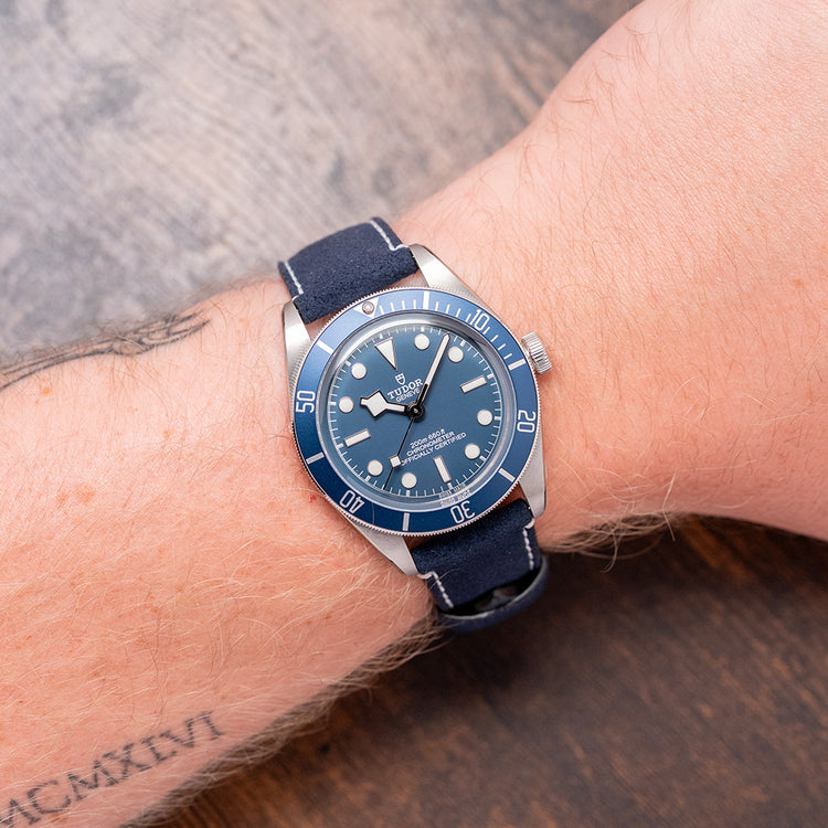 2026 Stickered Tudor Black Bay 58 Blue on Strap 39mm 79030B