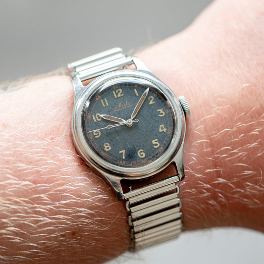 1940s Mido Multifort Manually Wound Gilt - vault