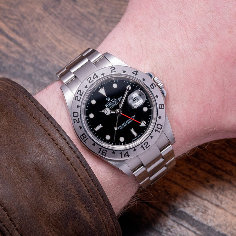 2006/07 Rolex Explorer II Black Dial 16570 on Bracelet