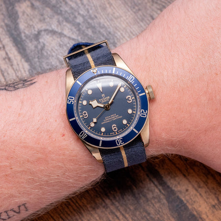 2018 Tudor Black Bay Bronze 43mm Bucherer Blue 79250BB