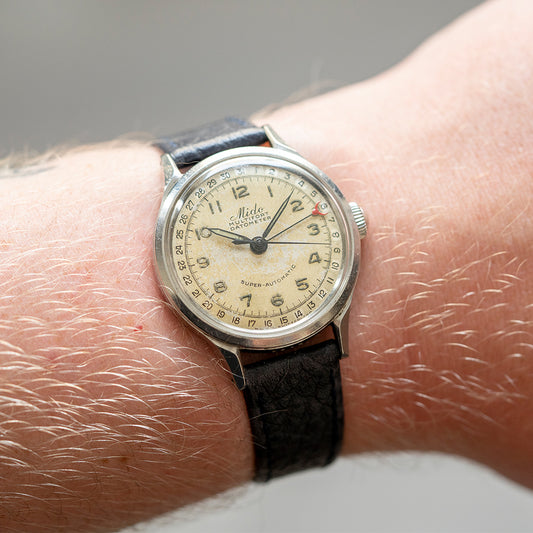 1940s Mido Multifort Datometer Super-Automatic - vault