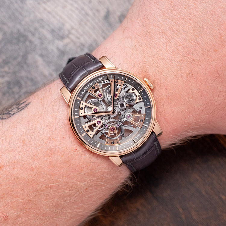 2024 Arnold & Son Nebula 41.5 18ct Red Gold Limited Edition