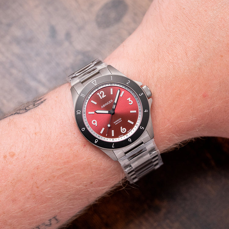 2026 Abinger NIMROD Red Dial Limited Edition 38.5mm