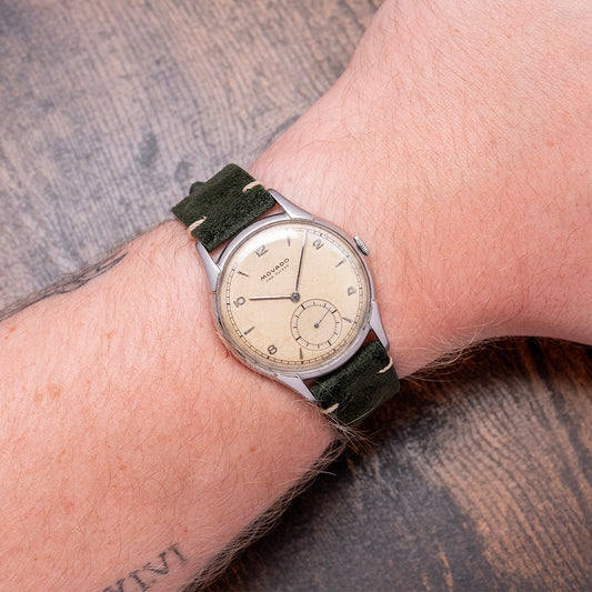 1950s Movado Fab Suisse Oversized 35mm "Calatrava"