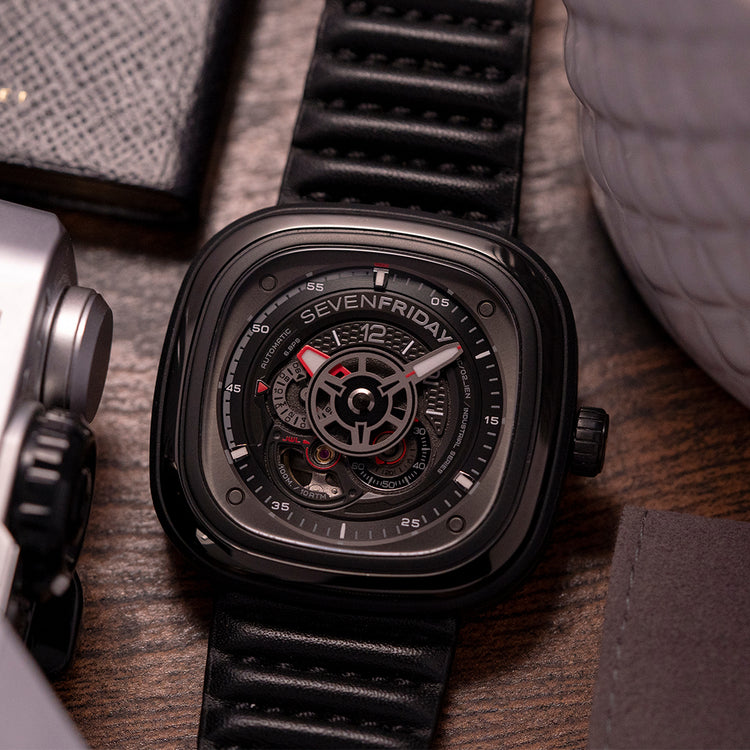 2020 SevenFriday P3C/02 "RACER III" Black Automatic