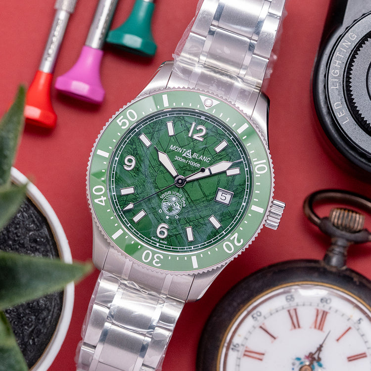 2025 Montblanc Iced Sea Automatic Green 41mm 129373