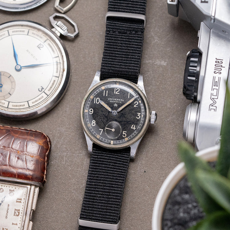 1941 Universal Genève 'Wilhelmina' Black 30mm 31250