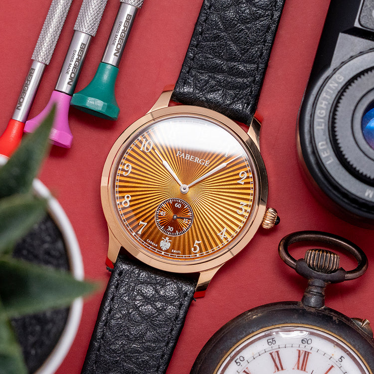 2011 Fabergé Agathon Small Seconds 18ct Rose Gold 40mm