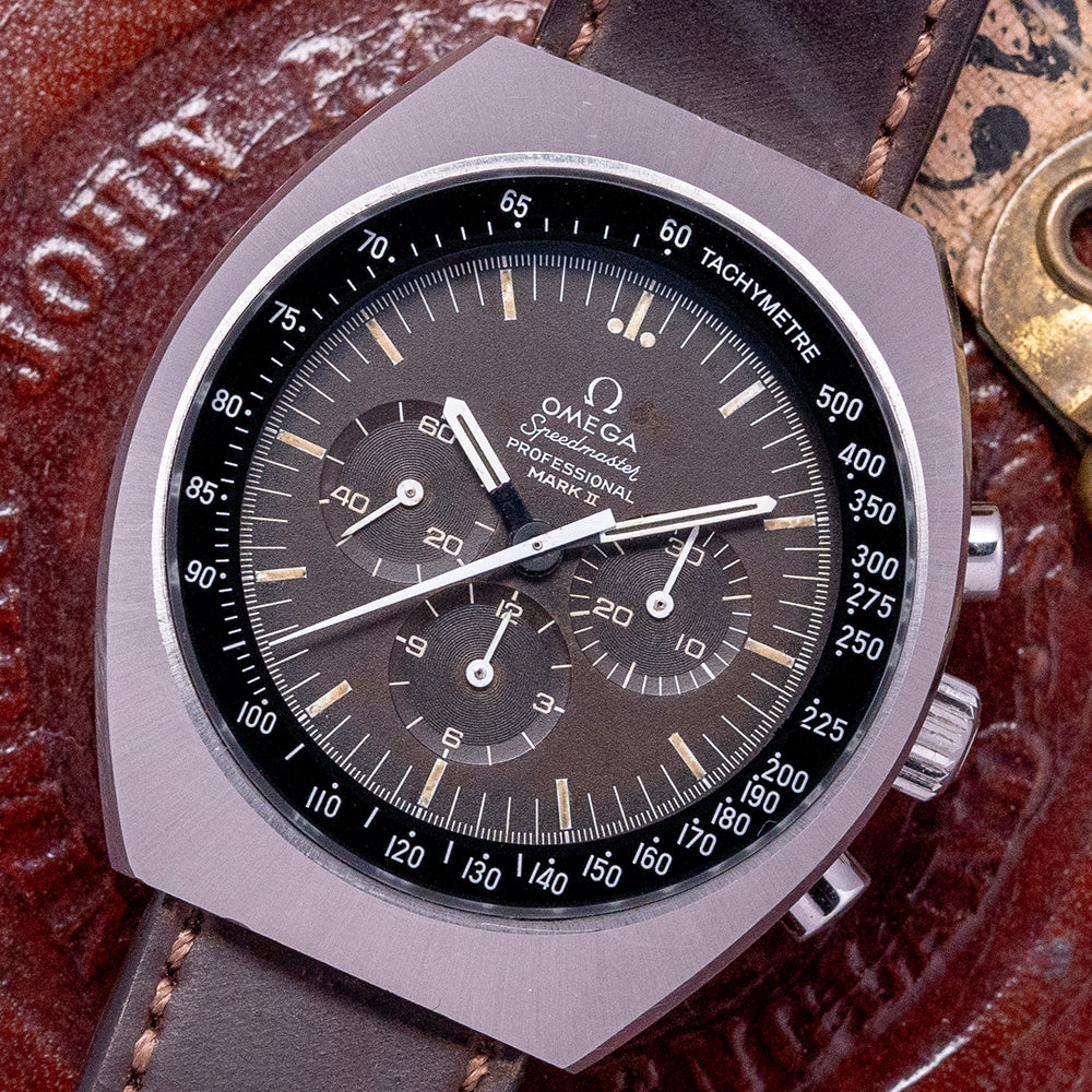 1970 Omega Speedmaster Mark II Tropical Brown Dial 145.014