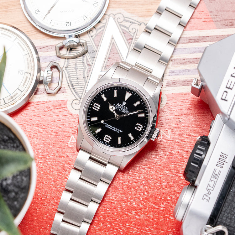 2005 Rolex Explorer I 36mm on SEL Bracelet 114270