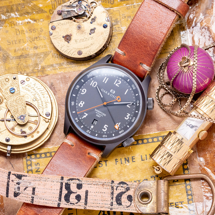 2016 Oak & Oscar Sandford GMT PVD Automatic 40mm