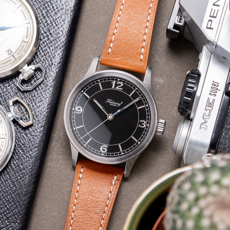 2014 Habring² Jumping Second Pilot Black Manual A09MS 42mm