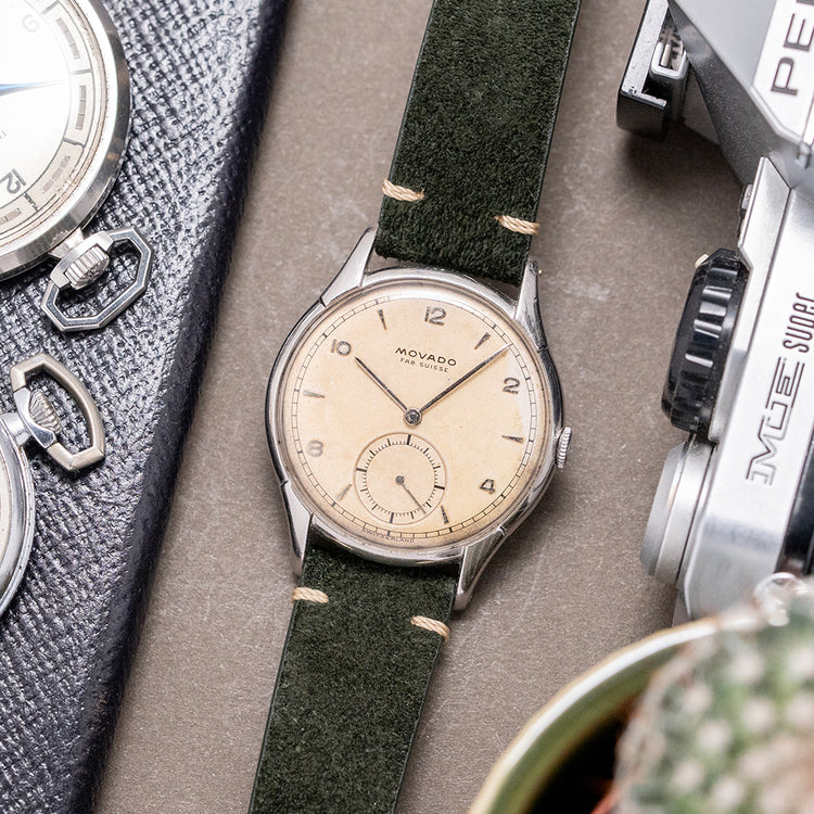 1950s Movado Fab Suisse "Calatrava" Manually Wound 35mm