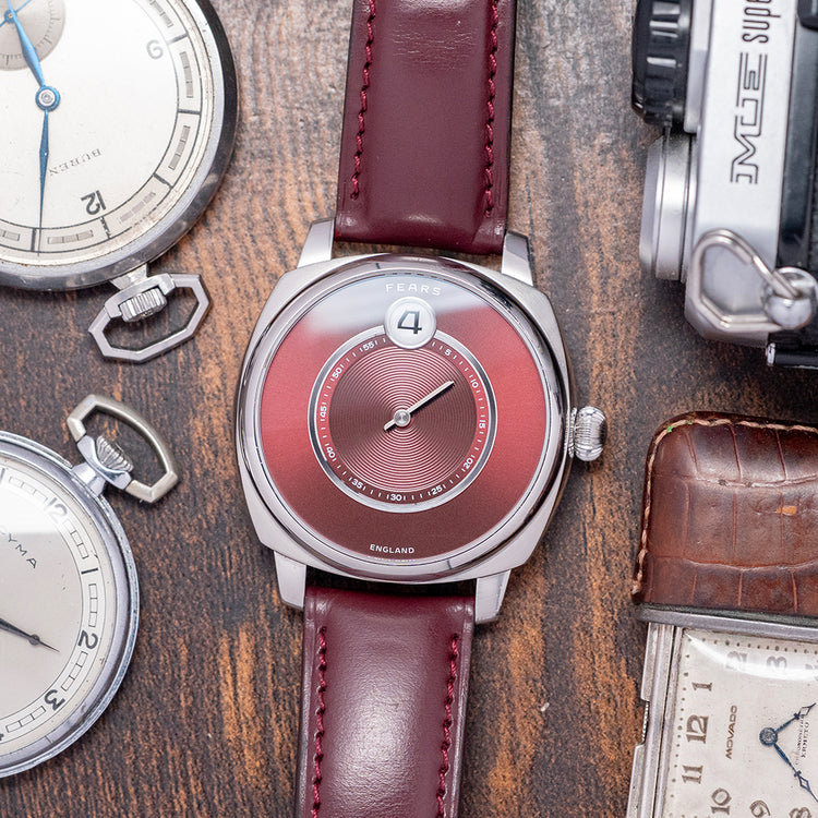 2023 Fears Christopher Ward Alliance 01 Jump Hour Red Dial