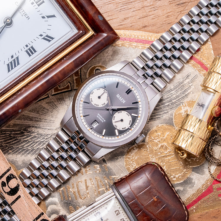 2023 Maen Brooklyn 36mm Triple Calendar Automatic
