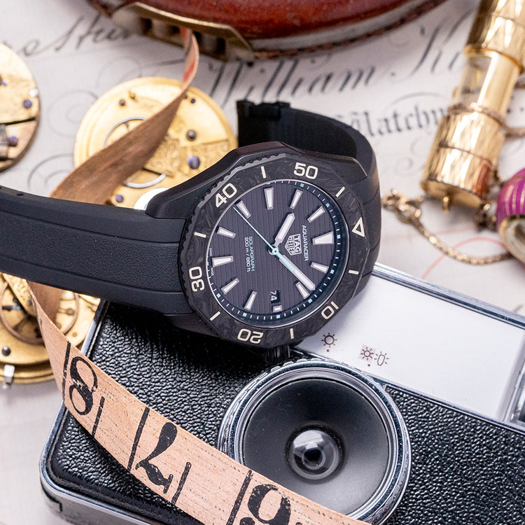2023 TAG Heuer Aquaracer Solargraph Black DLC 40mm
