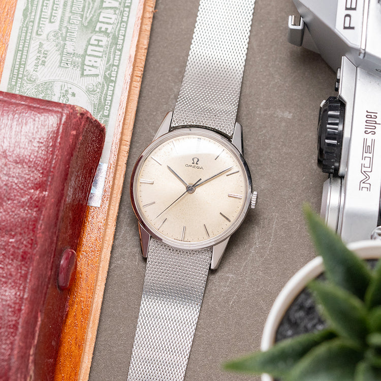 1961 Omega Manual on Rare Omega Bracelet 14772 34mm