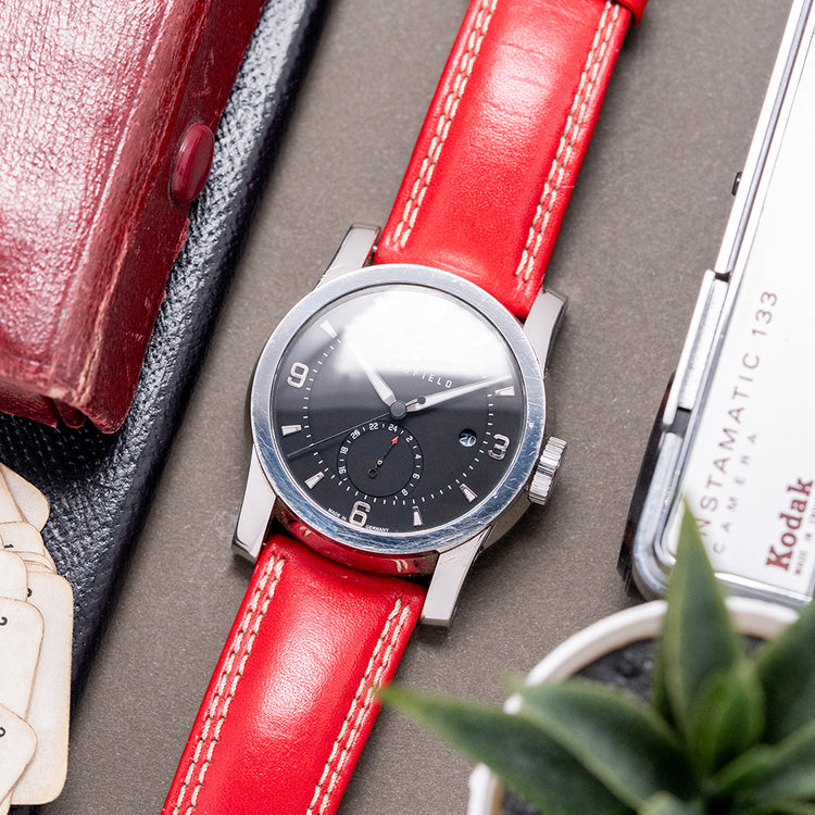 2015 Schofield Signalman GMT Polished Limited Edition 44mm