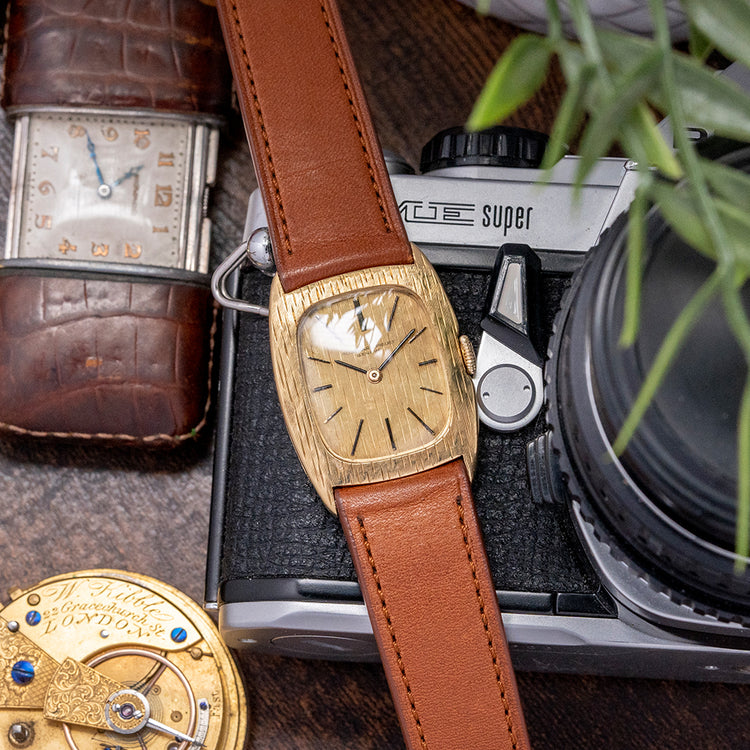 1964 Audemars Piguet Ultra Thin 'Tank' Cal. 2003 18ct Gold Textured