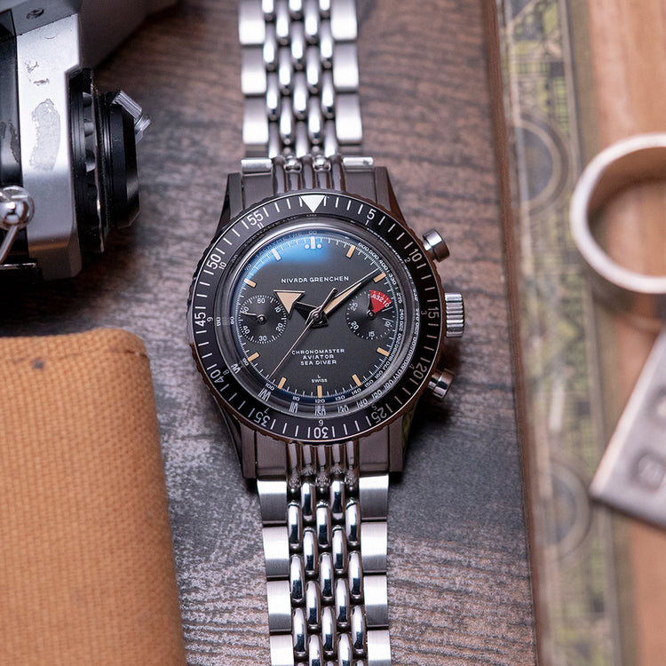 2021 Nivada Grenchen Chronomaster Broad Arrow Manually Wound