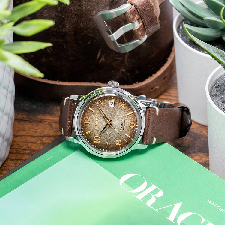 2021 Seiko Presage Cocktail Time 'Hojicha' Limited 38.5mm SRPF43J1