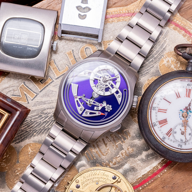 2024 Christopher Ward C1 Bel Canto 'Viola' Purple on Bracelet