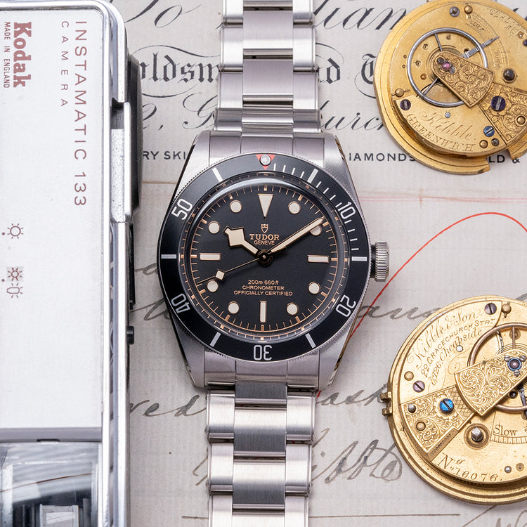 Stickered 2023 Tudor Black Bay 41mm Black on Bracelet 79230N