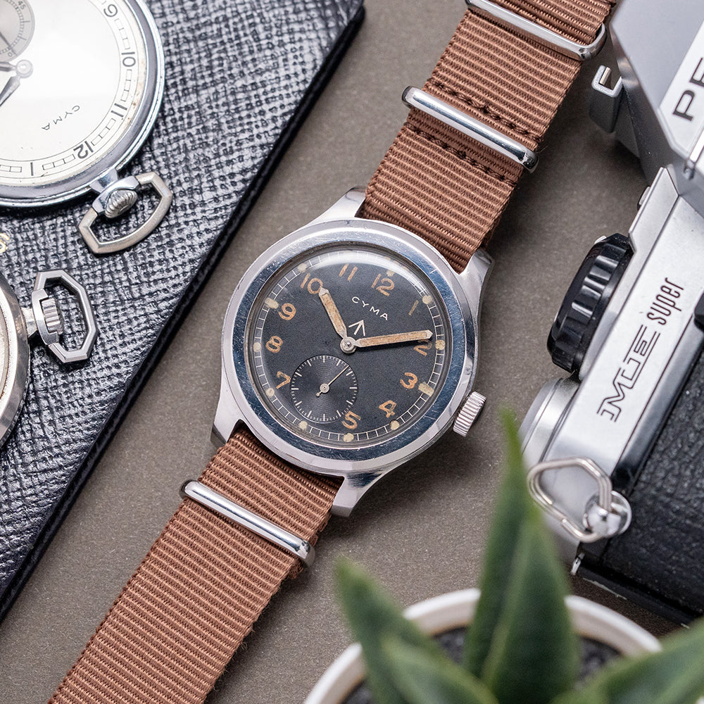 1945 CYMA 'Dirty Dozen' W.W.W. WWII Military Watch 38mm