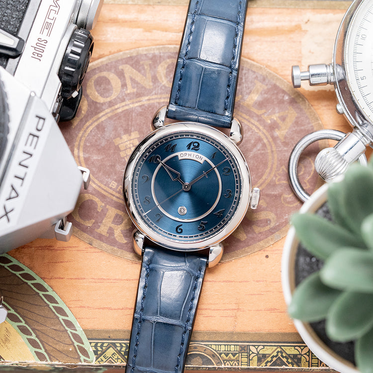 2021 Ophion 786 Vélos Blue Radial Dial 39mm