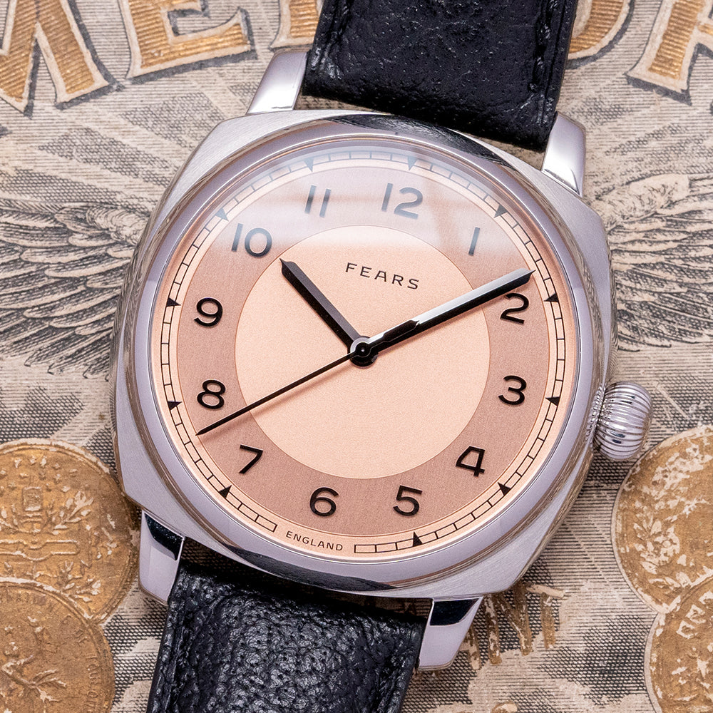 2024 Fears Brunswick 40mm Copper Salmon Automatic