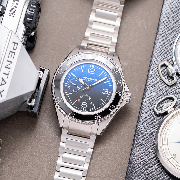 2023 echo/neutra CRISTALLO Professional Diver Blue 42mm