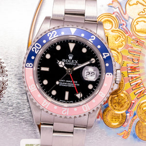 1991 Rolex GMT-Master Faded "Pepsi" 16700 Tritium