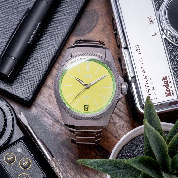 2023 Oris ProPilot X Kermit Edition 39mm Titanium