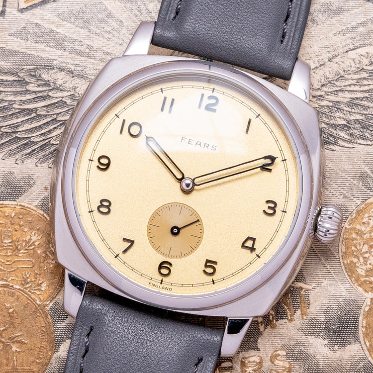 2022 Fears Brunswick 38mm Champagne Dial Open Back