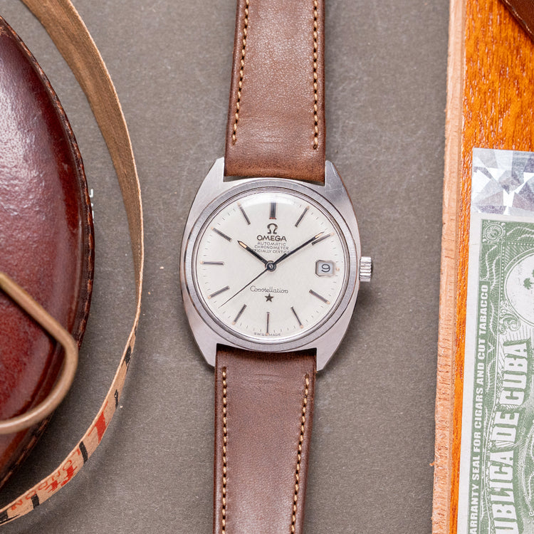 1970 Omega Constellation C-Case Linen Dial 34.5mm 168.017
