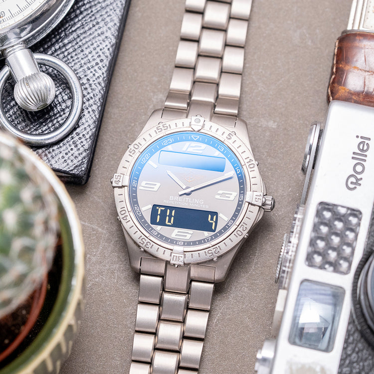 2001 Breitling Aerospace Titanium 40mm Quartz E65362