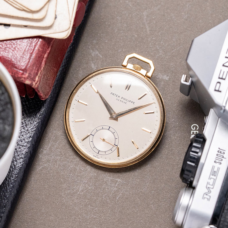 1952 Patek Philippe 18ct Yellow Gold Pocket Watch Reference 600