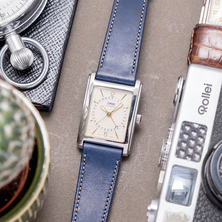 2000s Oris Automatic 'Tank' Pointer Date 26x38mm 7460