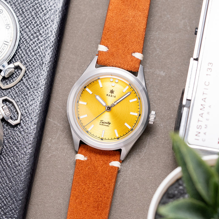 2025 Radia Trinity Yellow Sunburst Dial Automatic 38.5mm