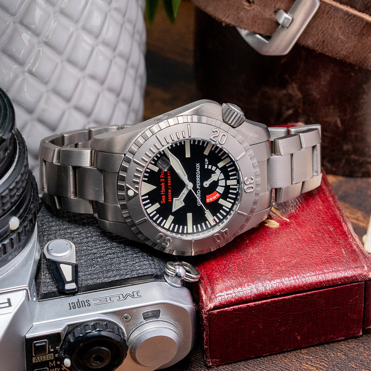 2008 Girard Perregaux Sea Hawk II Pro Titanium 3000M 44mm 49940