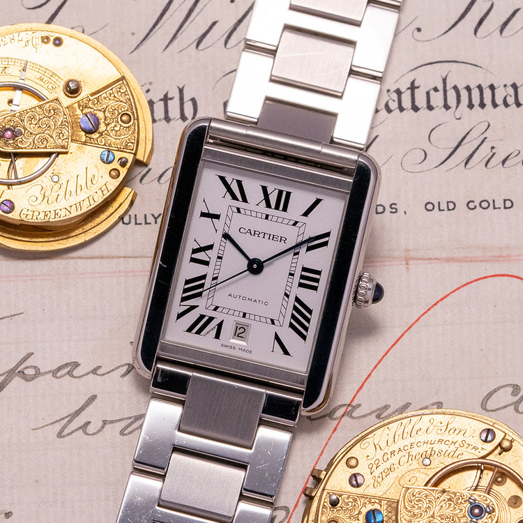 2010s Cartier Tank Solo XL Automatic 31mm on Bracelet