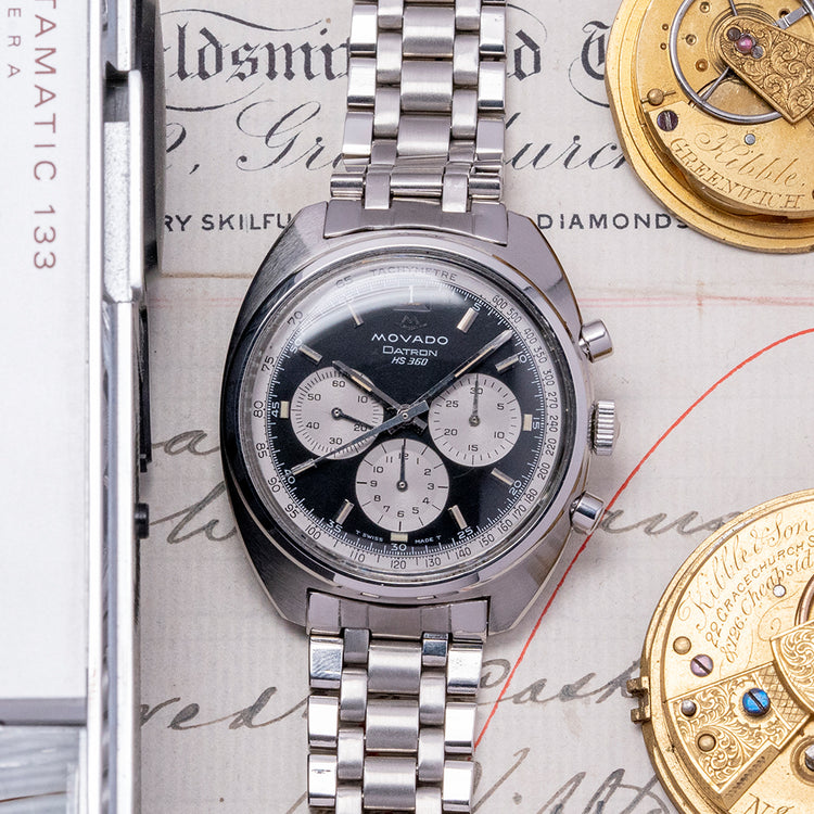 1970s Movado Datron HS 360 Sub Sea El Primero 37.5mm