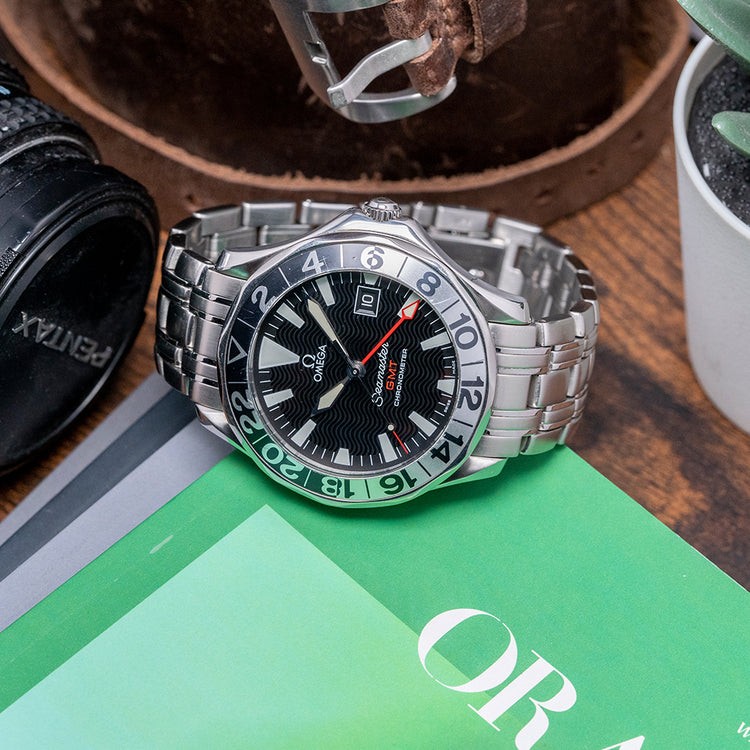 1999 Omega Seamaster GMT 50th Anniversary 41mm 2534.50