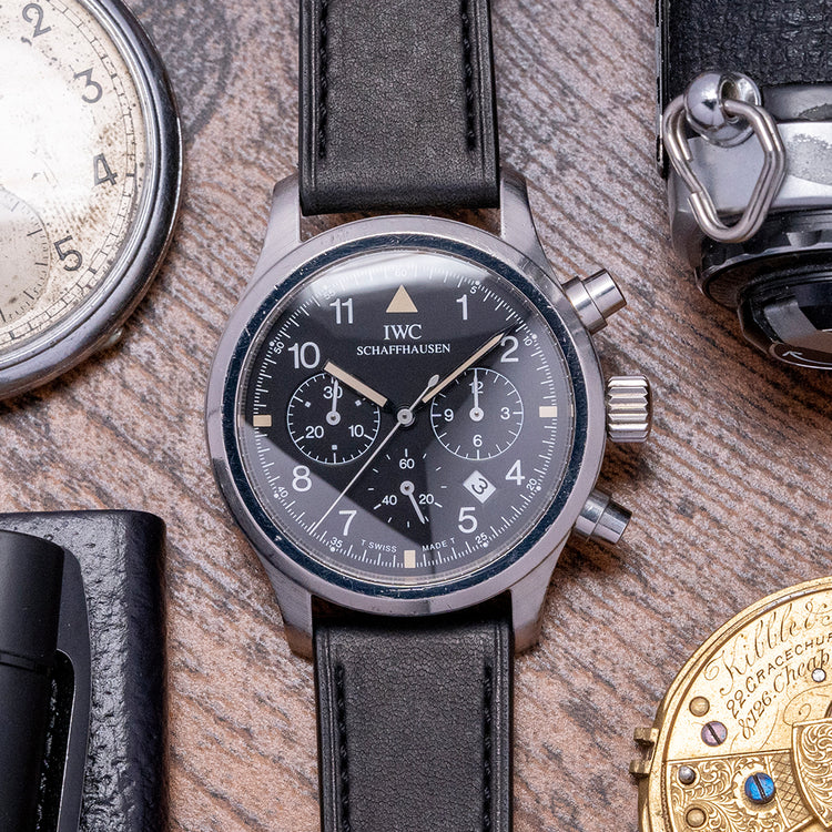 1990s IWC Flieger Chronograph IW3741 Quartz JLC Cal. 630 36mm