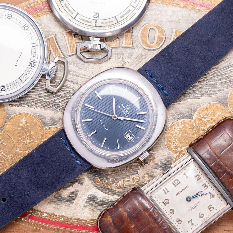 1972 Omega De Ville Automatic 'UFO' Pebble 38mm 166.155