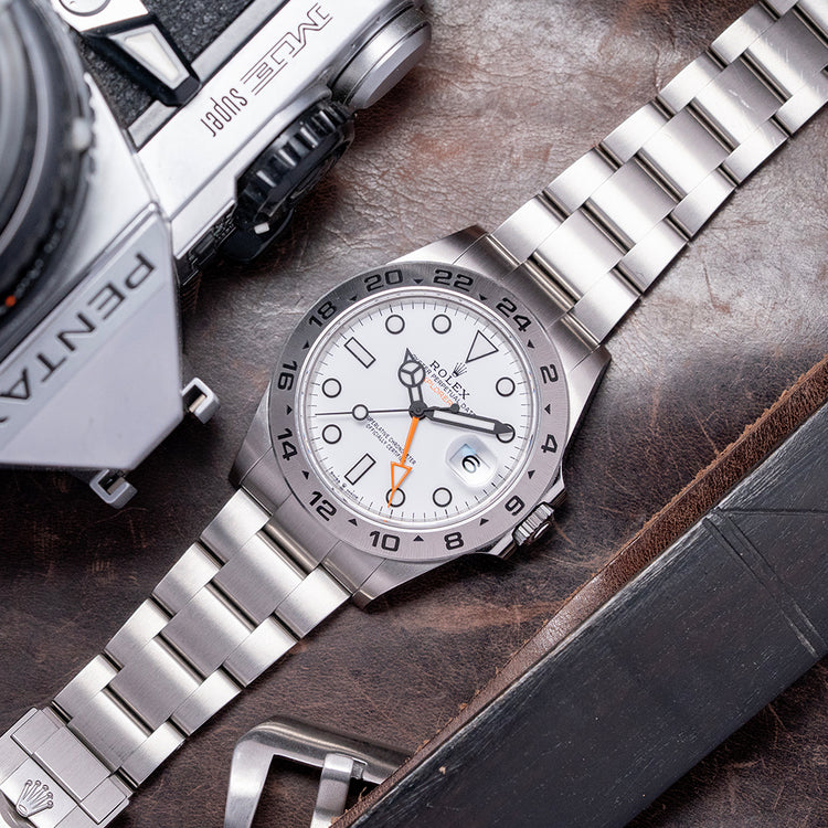 2022 Rolex Explorer II Polar White Dial 42mm on Bracelet 226570