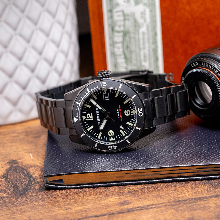 2024 Vertex M60 Aqualion DC Black Date Automatic 40mm