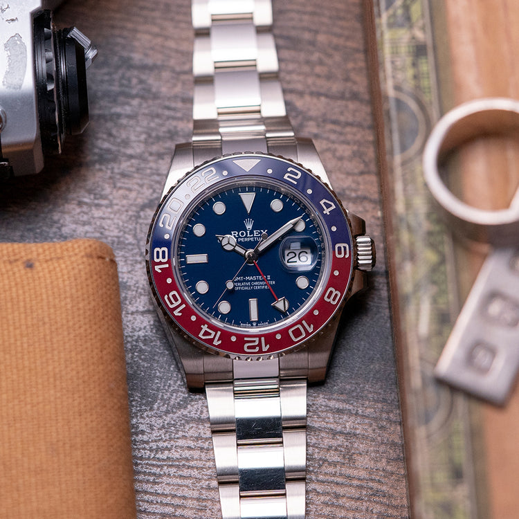 2019 Rolex GMT-Master II 18ct White Gold Pepsi 126719BLRO